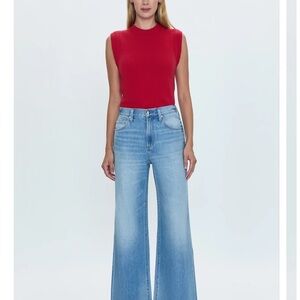 Pistola Light Blue Wide Leg Jeans